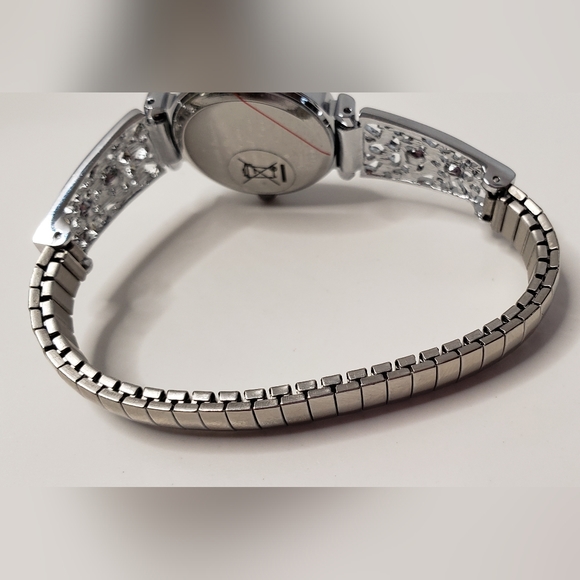 NWOT BGE Silverstone Cardinal Remembrance Watch Crystal Rhinestones - Picture 6 of 9